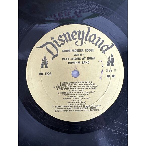 Walt Disney Presents MORE MOTHER GOOSE Disneyland Records LP 1962 - Picture 7 of 8
